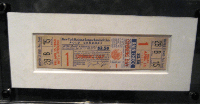 10 Vintage Ticket Stubs from Iconic Sports Moments
