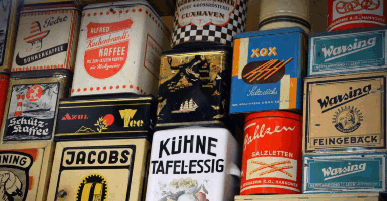 11 Vintage Tins That Can Still Be Found in Antique Shops