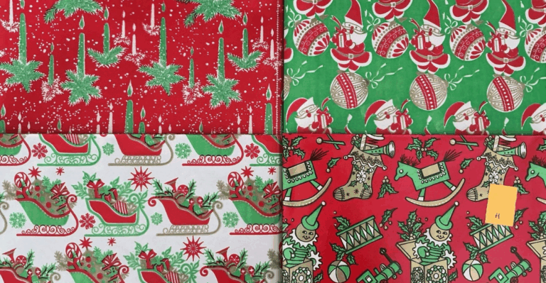 12 Vintage Wrapping Paper and Tags Collectors Seek Out