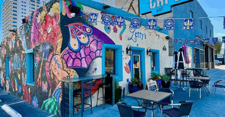 10 Desert Plazas with Neon Nights and Open-Air Art