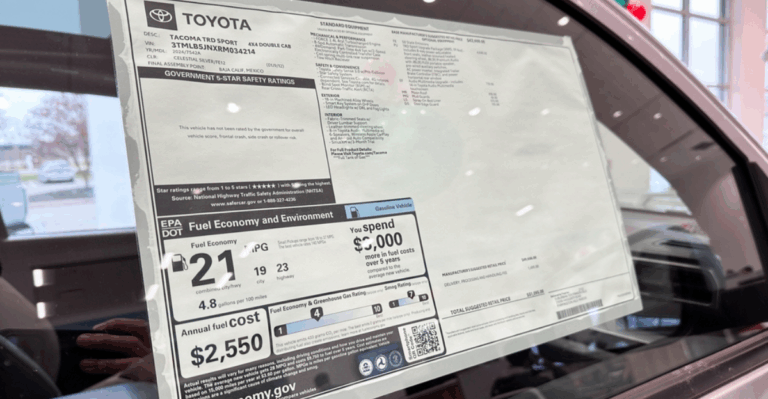 12 Original Window Stickers and Build Sheets That Collectors Pay For