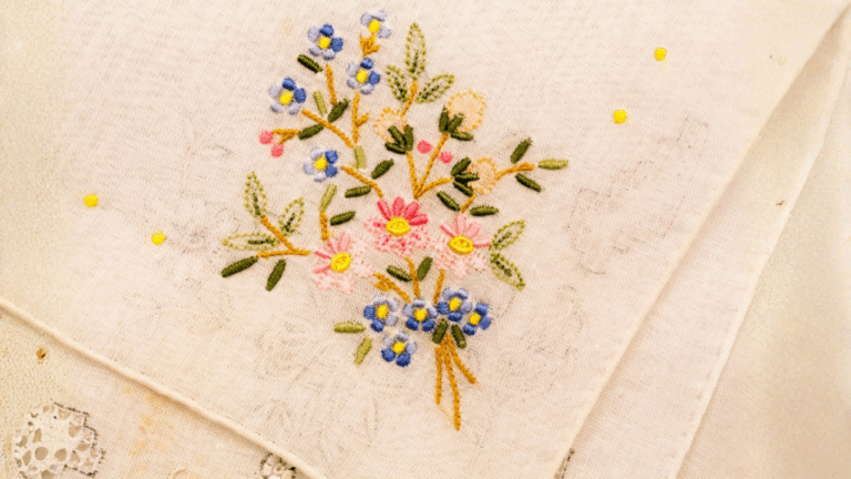 9 Vintage Linens With Floral Embroidery People Collect